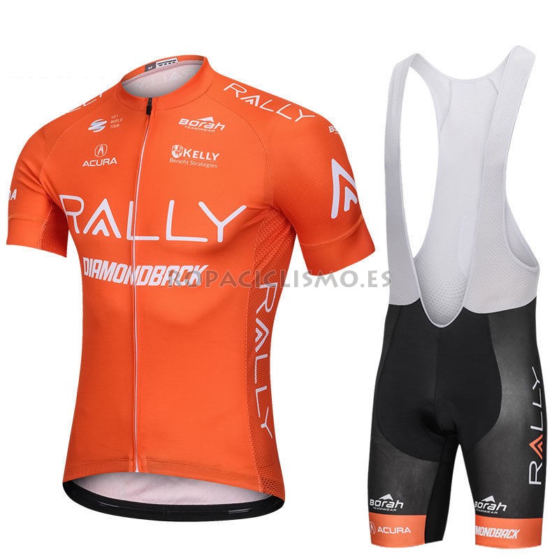 Maillot Rally Tirantes Mangas Cortas 2018 Naranja